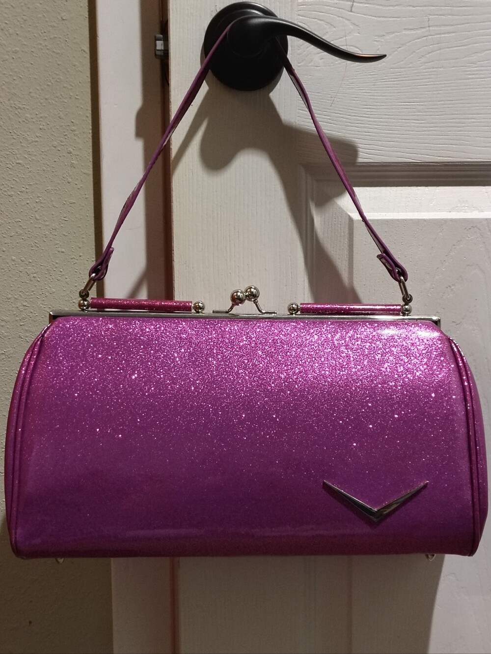 Retro Lux de Ville Kisslock Handbag